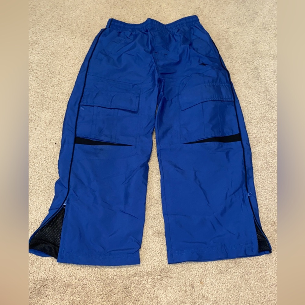 Kids Blue Cargo Pants